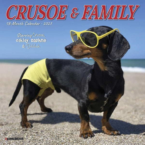 Crusoe 2027 mini wall calendar