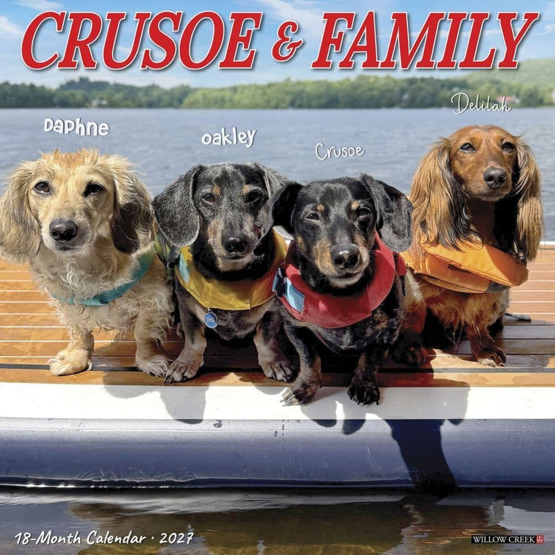 Crusoe 2027 wall calendar