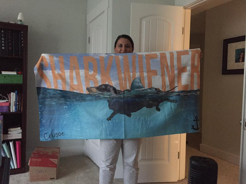 SHARKWIENER Beach Towel