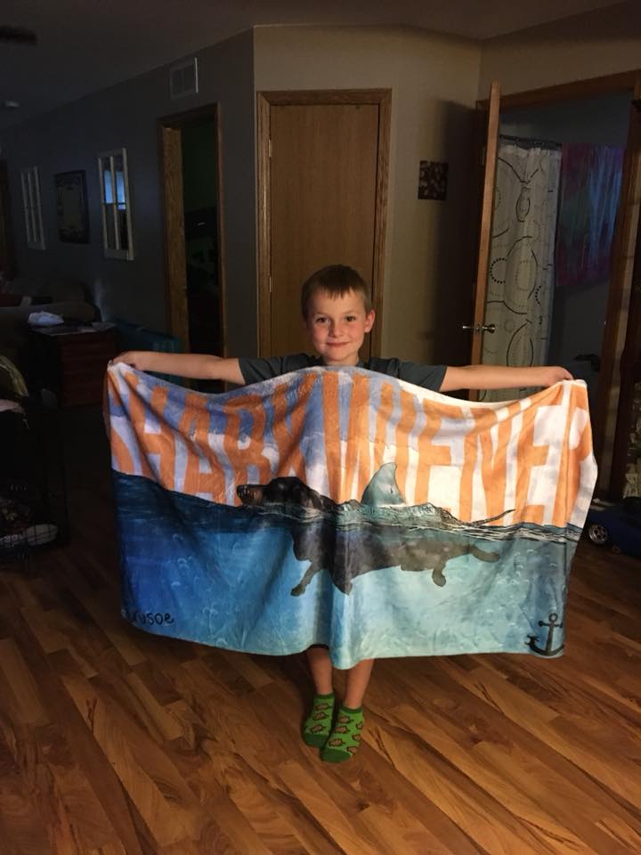 SHARKWIENER Beach Towel